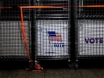 Electronic voting equipment awaiting distribution to polling locations in Bucks County, Pa.