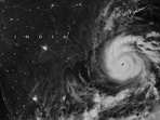 The satellite image captured on October 26 shows Cyclone Arnab swirling over the Bay of Bengal.(NASA/science.nasa.gov)