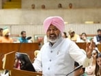 Punjab finance minister Harpal Singh Cheema. (HT)