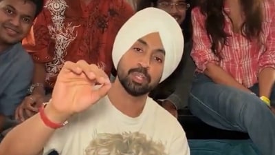 Delhi Police posted a video of Diljit Dosanjh urging concert goers to take the Delhi Metro to reach the JLN Stadium on Friday. (Screengrab: X/Delhi Police) Delhi Police posted a video of Diljit Dosanjh urging concert goers to take the Delhi Metro to reach the JLN Stadium on Friday. (Screengrab: X/Delhi Police)