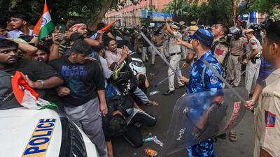 During the protests in July, the Central Reserve Police Force’s (CRPF’s) Rapid Action Force, working under the command of the Delhi Police, allegedly fired pellets at protesters. (HT Archive)