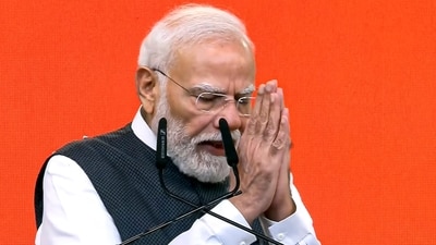 Prime Minister Narendra Modi is scheduled to inaugurate and lay the foundation stone for development projects worth over ₹14,000 crore during his two-day visit to Gujarat. (@NarendraModi) Prime Minister Narendra Modi is scheduled to inaugurate and lay the foundation stone for development projects worth over ₹14,000 crore during his two-day visit to Gujarat. (@NarendraModi)