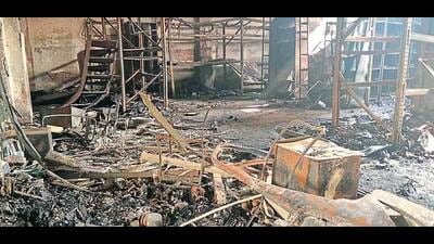 The ravaged shop. (Gurpreet Singh/HT) The ravaged shop. (Gurpreet Singh/HT)