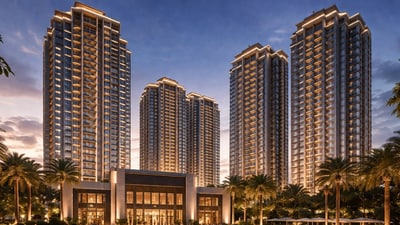 Signature Global, announced on October 30 that it has awarded a construction contract worth about ₹496 crore to B.L. Kashyap & Sons Limited (BLK) for its premium branded residential project, ‘Tonino Lamborghini Residences.' (Picture for representational purposes only) (ChatGPT generated image ) Signature Global, announced on October 30 that it has awarded a construction contract worth about ₹496 crore to B.L. Kashyap & Sons Limited (BLK) for its premium branded residential project, ‘Tonino Lamborghini Residences.' (Picture for representational purposes only) (ChatGPT generated image )