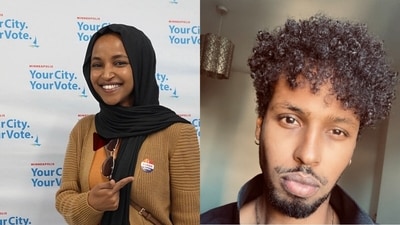 Ilhan Omar and Ahmed Nur Said Elmi divorced in 2017. (X/@IlhanMN, LinkedIn/Ahmed Elmi) Ilhan Omar and Ahmed Nur Said Elmi divorced in 2017. (X/@IlhanMN, LinkedIn/Ahmed Elmi)
