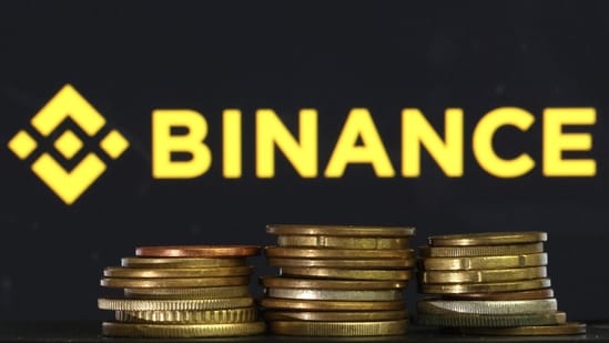 In this photo illustration, the Binance logo is displayed on a screen on June 06, 2023 in San Anselmo, California.
