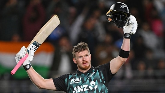 New Zealand's Glenn Phillips scored 109 runs against India.