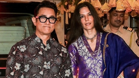 Aamir Khan and Gauri Spratt celebrate first Karwa Chauth.
