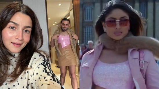 Kareena Kapoor reacts to Orry wearing her iconic Poo outfit.