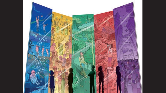 Loneliness, isolation, hope, dystopia, and collective action: Are the kids really all right? (Ht Illustration: Rahul Pakarath)