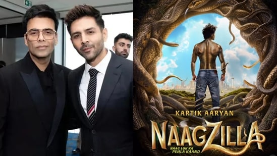 Karan Johar and Kartik Aaryan are collaborating on Naagzilla.