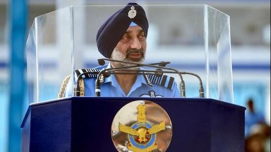 Outgoing IAF chief Air Chief Marshal AP Singh will receive a farewell guard of honour on October 31 at the parade ground inside the station, (FILE PHOTO)