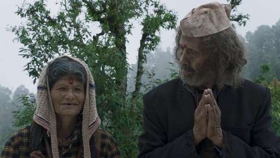 Pyre stars 'newcomers' Padam Singh and Hira Devi, both of whom are over 75.