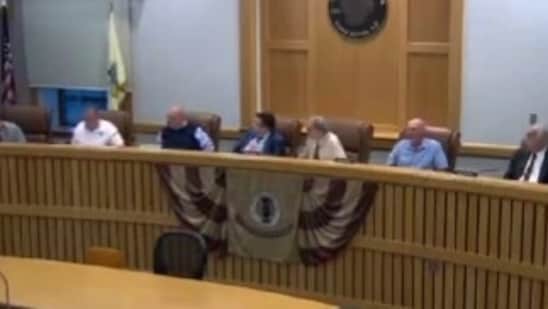 Mayor Daniel Rodrick and resident Dana Tormollan exchanged heated words at a Toms River council meeting after she challenged him over a letter attached to her tax documents.