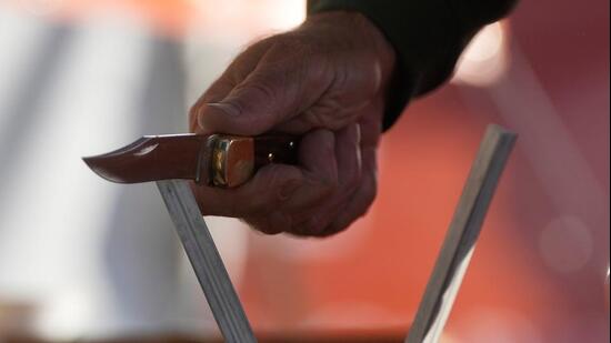 This is the sixth stabbing incident in the tricity this month, and the third fatal one. (AP Photo/Jeff Chiu)