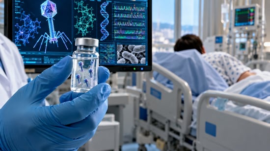 A patient with a serious bacterial infection received an experimental treatment involving AI-designed viruses for the first time.