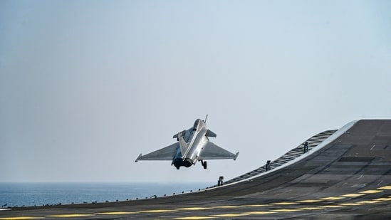 The ongoing trials, ahead of the induction of these fighters, mark the first steps towards operationalising the aircraft in the navy, they said on Friday.