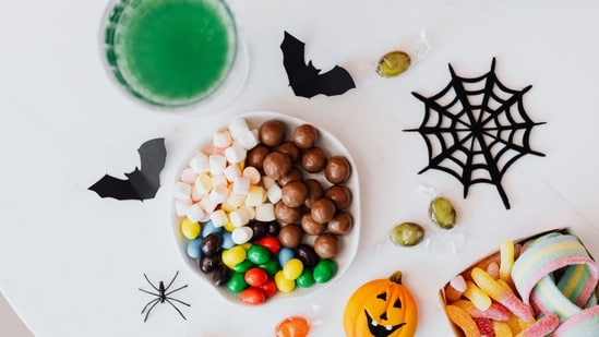 Halloween candy is seen in this representational image.