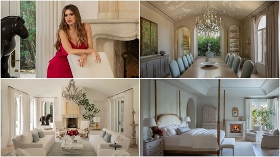 Step inside Modern Family star Sofia Vergara's LA mansion with hand-painted ceilings, historic antiq
