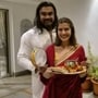 Varalaxmi Sarathkumar: భార్య కోసం చందమామను తెచ్చిన భర్త.. వరలక్ష్మీ శరత్‌కుమార్ కర్వా చౌత్ ఉపవాసం ఎలా విడిచిందో తెలుసా?