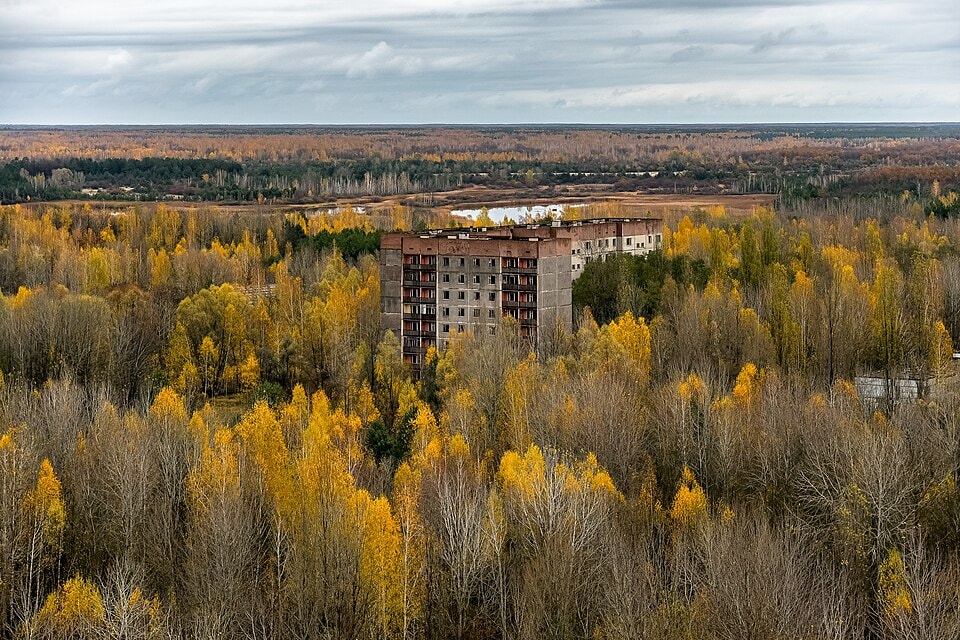 Chernobyl Exclusion Zone (Ukraine) (Wikimedia Commons)