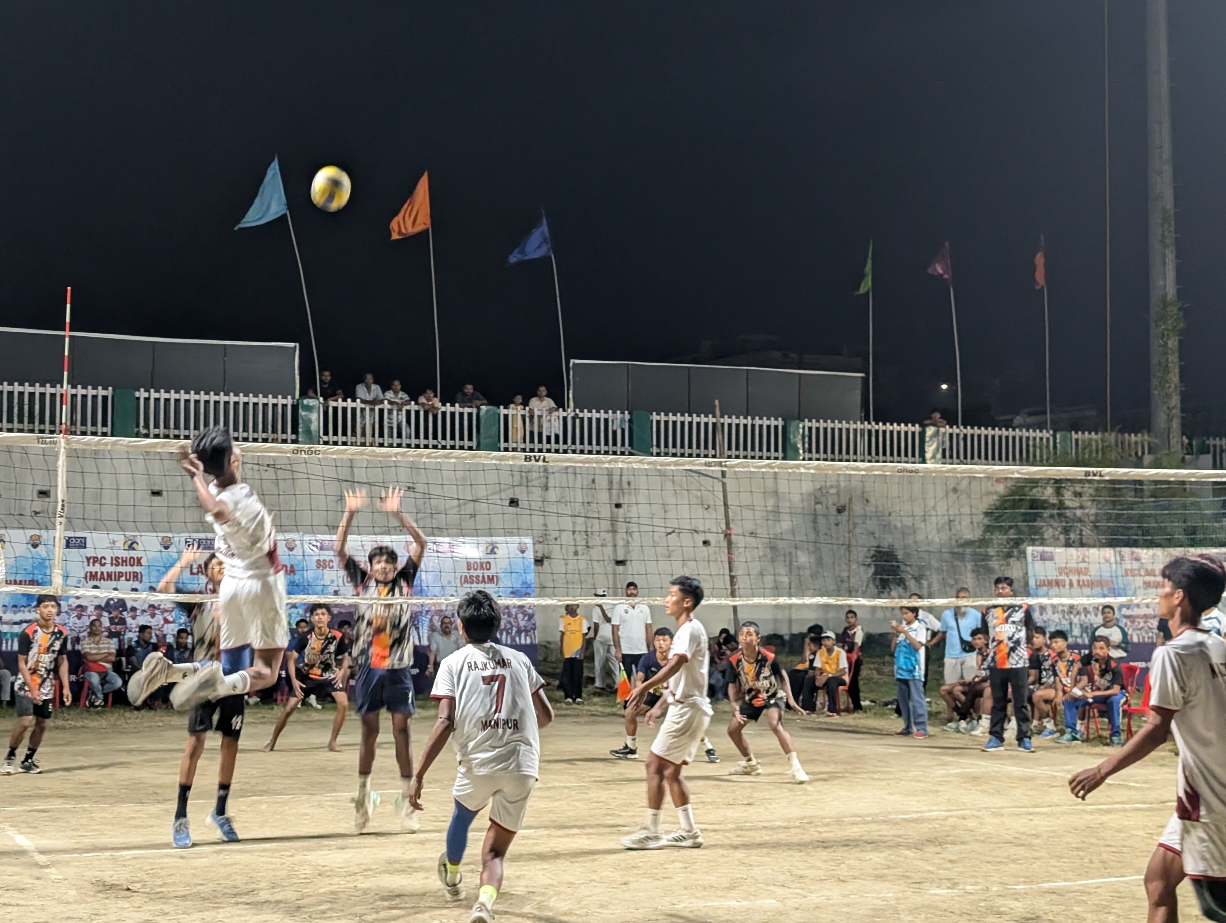 Glimpse of the BVL final between Manipur and Assam on October 4. (BVL)