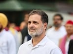 Lok Sabha Leader of the Opposition Rahul Gandhi during the INDIA Bloc's symbolic public impeachment program against CEC Gyanesh Kumar.
