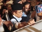 Samajwadi Party leader Azam Khan gets detained by Enforcement Directorate upon release from Rampur jail.