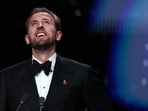 Harry Kane at the Ballon d'Or ceremony. 