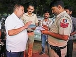 Lalit, a sub-inspector with the MC enforcement wing, has submitted a complaint to the UT police, seeking their intervention. (HT File)