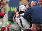 A.J. Brown previously missed four games because of his high ankle sprain.