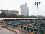 The Ramlila Maidan has been booked for the organisers from October 25 to November 3. The Ramlila Maidan has been booked for the organisers from October 25 to November 3.