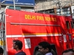 The blaze was brought under control around 1am on Saturday, with 16 fire tenders used, fire department officials said.(Sanchit Khanna/ Hindustan Times/ Representative)