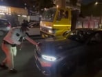Woman held for trying to run over constable after Vile Parle crash.