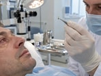 A Russian man was shocked after doctors discovered a plant seed had sprouted inside his eye, causing severe headaches.(Representational image generated using AI)