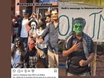 Slogans, satirical posters and students turning up in Avengers costumes were a defining part of the student protest(Photos: Instagram)