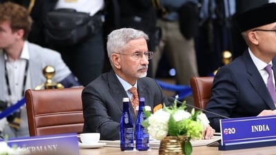 EAM Jaishankar attended the first plenary session of the G20 Foreign Ministers' Meeting in Atlanta on Friday. (@DrSJaishankar/X)