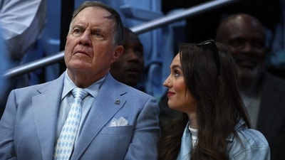 Bill Belichick and Jordon Hudson kept their romance private two years before confirming it publicly in 2024. (Getty Images via AFP) Bill Belichick and Jordon Hudson kept their romance private two years before confirming it publicly in 2024. (Getty Images via AFP)