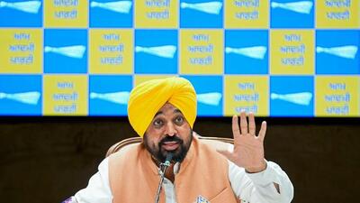 Chief minister Bhagwant Mann will once again contest from Dhuri assembly constituency. All 40 candidates named in this initial phase are sitting MLAs, covering nearly 34% of the state’s 117 assembly seats. (HT file photo) Chief minister Bhagwant Mann will once again contest from Dhuri assembly constituency. All 40 candidates named in this initial phase are sitting MLAs, covering nearly 34% of the state’s 117 assembly seats. (HT file photo)