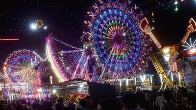 From civic permissions and mechanical inspections to crowd management and fire precautions, several agencies have a role to play in organizing a mela. (Photo: Sakib Ali/ HT(for representational purpose only)) From civic permissions and mechanical inspections to crowd management and fire precautions, several agencies have a role to play in organizing a mela. (Photo: Sakib Ali/ HT(for representational purpose only))