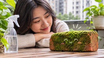 China's unusual trend of raising moss-covered bricks. (Representational image generated using AI) China's unusual trend of raising moss-covered bricks. (Representational image generated using AI)