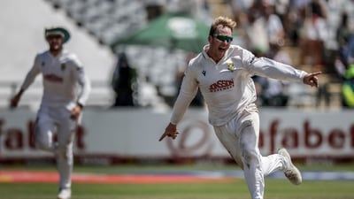 Simon Harmer picked up six wickets in Newlands against Australia. (AFP)