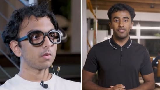 Snippets from a demo video of Subvocal shared by co-founder Aarush Yadav. (@AarushYadav47)