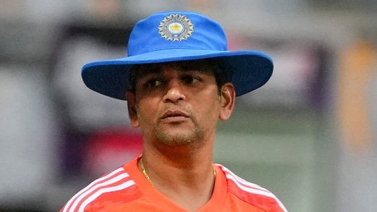 Indian women's national cricket team head coach Amol Muzumdar in a practice session.