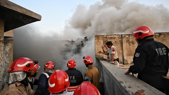 From workers trapped inside unauthorised factories to hotel guests unable to find emergency exits and newborns caught in a hospital blaze, several of the national capital's worst fire tragedies have raised questions about whether authorities have learnt from past disasters. (Sanchit Khanna/Hindustan Times/ Representative)