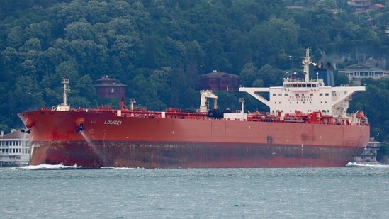 The Louise 1 was also hit in July with naval drones in the Black Sea by Ukrainian forces.