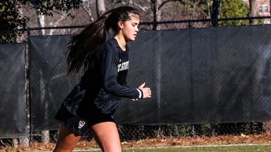 Kayla Siddiqi, one of the foreign players in Ho Chi Minh City Women’s FC, who face East Bengal on Sunday.
