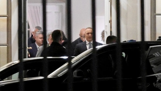 Polish President Karol Nawrocki, who had been flying to Senegal for a state visit and turned the plane around to return to Warsaw, and arrived at Poland's Constitutional Tribunal after the tribunal said on its website that the tribunal's president, Bogdan Swieczkowski, who was a deputy justice minister under the Law and Justice (PiS) government, had been suspended.