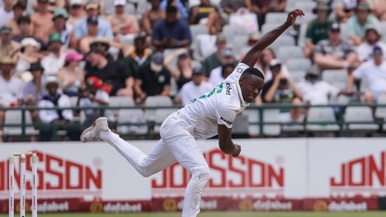 Kagiso Rabada dominated on the fifth day of the third Test.