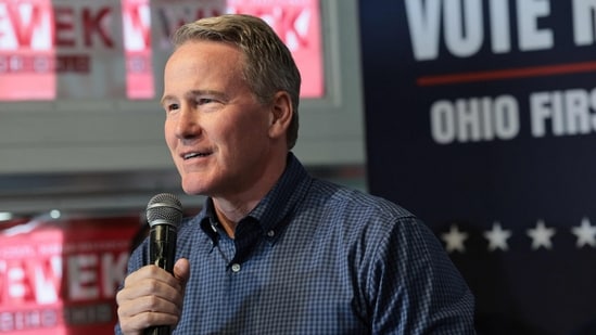 Republican Senator from Ohio Jon Husted's physique has become a talking point for President Donald Trump. (Getty Images via AFP)